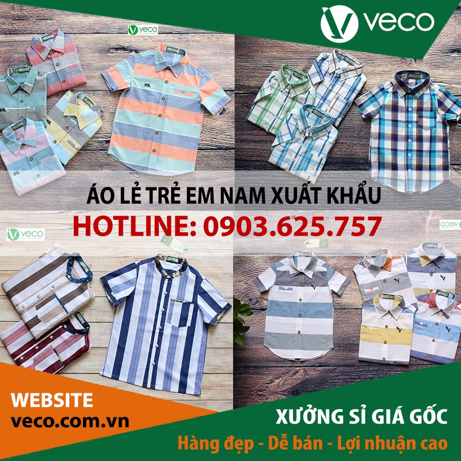 VECO-Xưởng quần áo trẻ em xuất khẩu uy tín tại Hà Nội