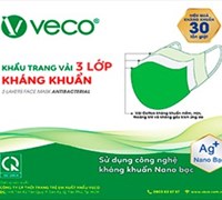 Veco Ra Mắt Dòng Sản Phẩm Khẩu Trang Vải Kháng Khuẩn Cao Cấp